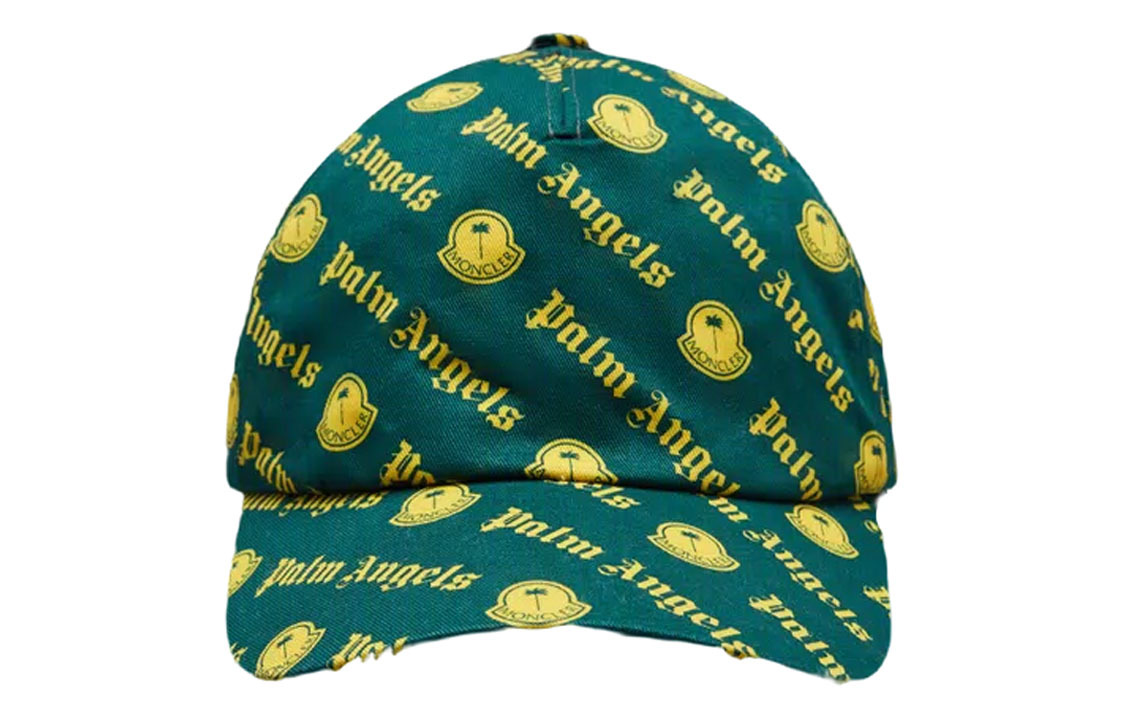 【代購】Moncler X Palm Angels Logo Print Baseball Cap