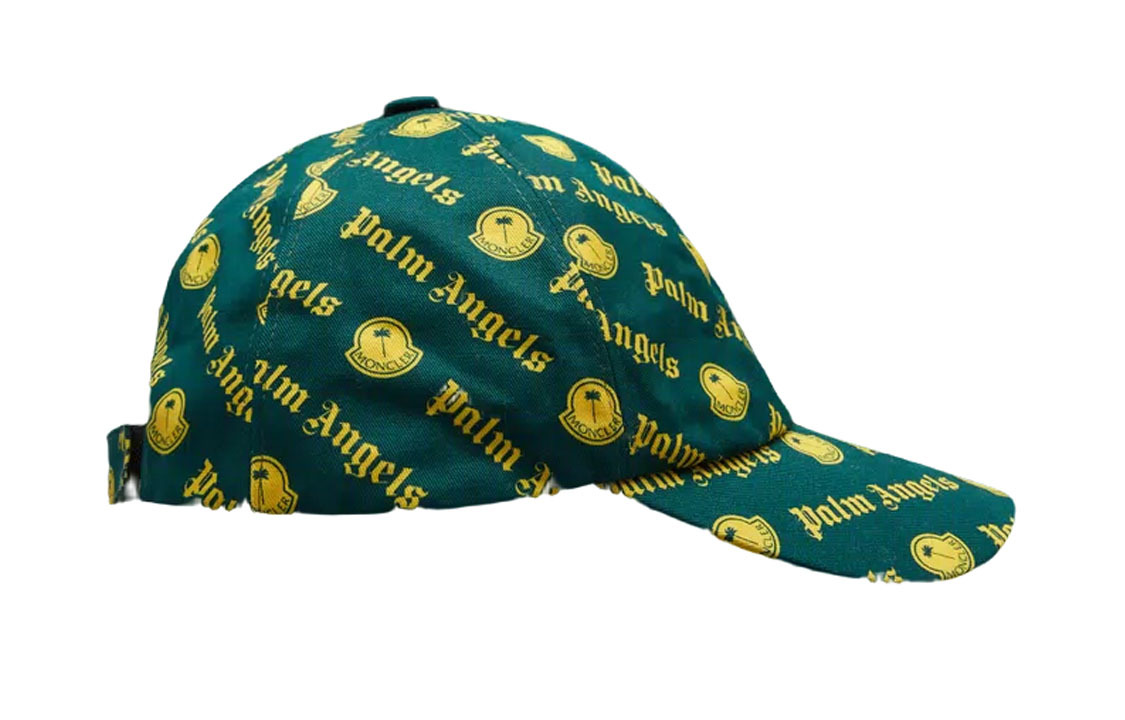 【代購】Moncler X Palm Angels Logo Print Baseball Cap