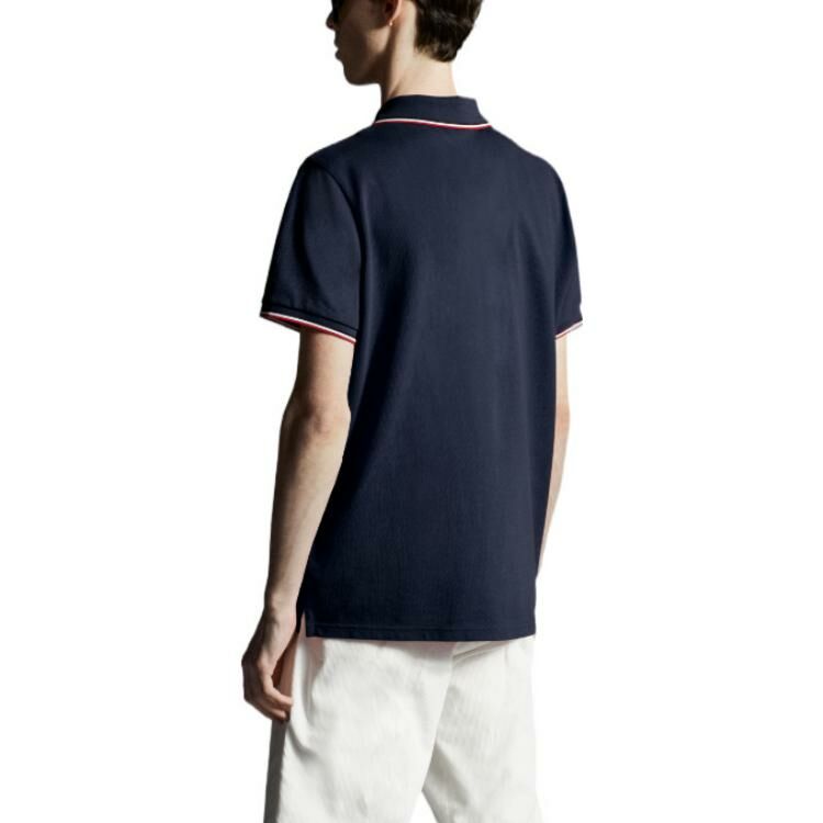 【代購】Moncler SS22 Polo Shirts Men Indigo