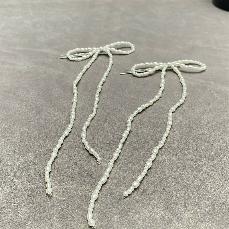 髮夾 髮飾 珍珠髮夾 蝴蝶結髮夾 劉海夾 韓系髮夾 一字髮夾 miumiu風髮夾 小香髮夾 y2k髮夾 女生禮物 001