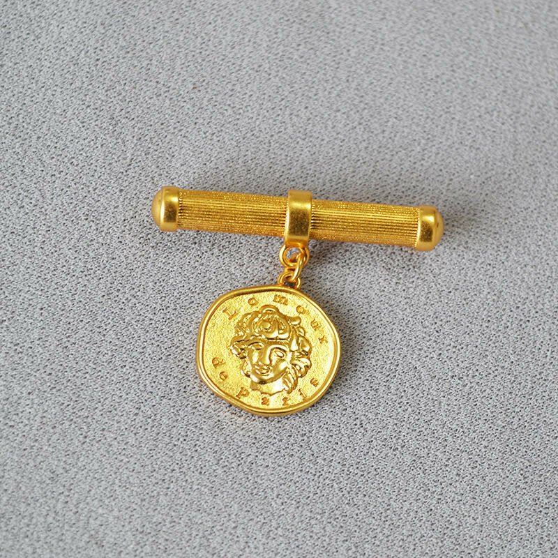 別針 胸針 圍巾扣 小香胸針 個性別針 金幣胸針 一字型別針 帽子別針 多功能胸針 包包別針 女生飾品 女生禮物 009