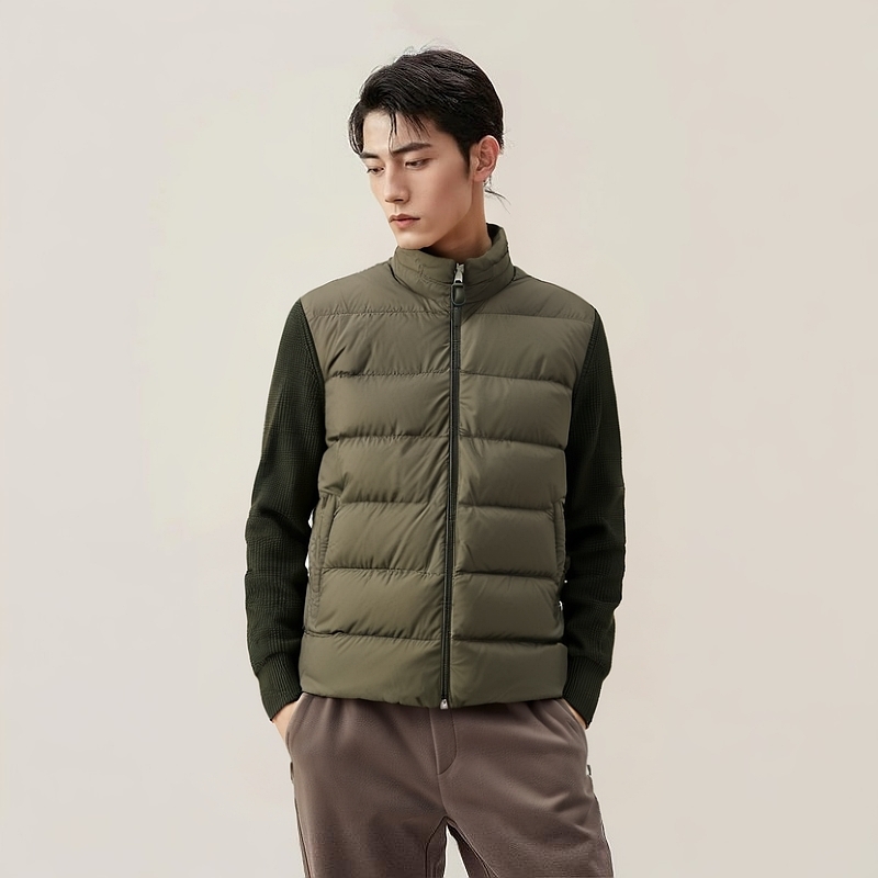 【代購】Moncler Logo Patch Padded Cardigan