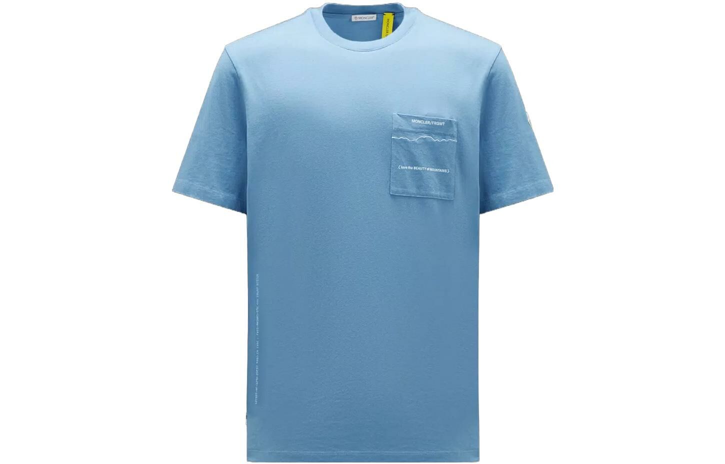 【代購】Fragment Design X Moncler X FRGMT Co-branded SS23 T-Shirts Unisex Blue