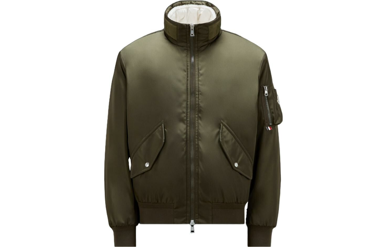 【代購】Moncler High-Shine Zip-Up Padded Jacket