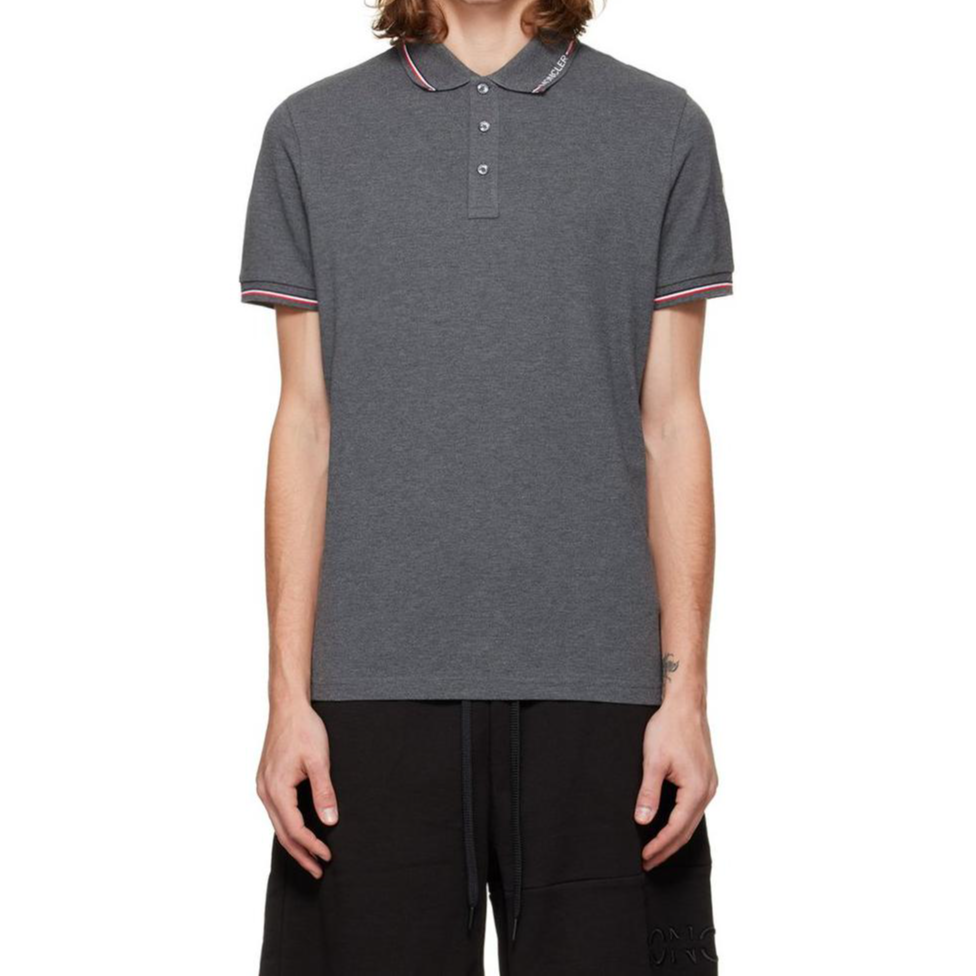 【代購】Moncler Polo Shirts Men Gray