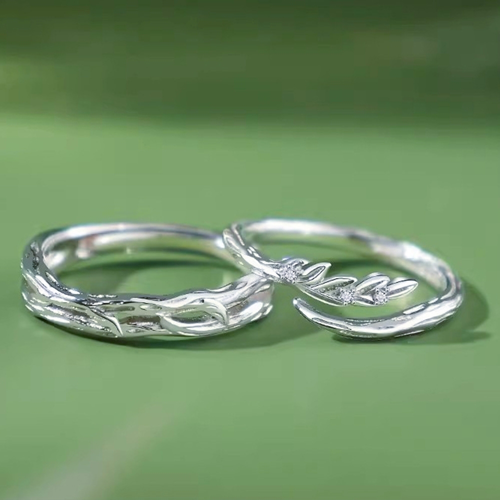 戒指 指環 純銀戒指 造型戒指 情侶戒指 男女對戒 生日禮物 送女友 送男友 可調節戒指 開口戒指 高級感 禮物 130