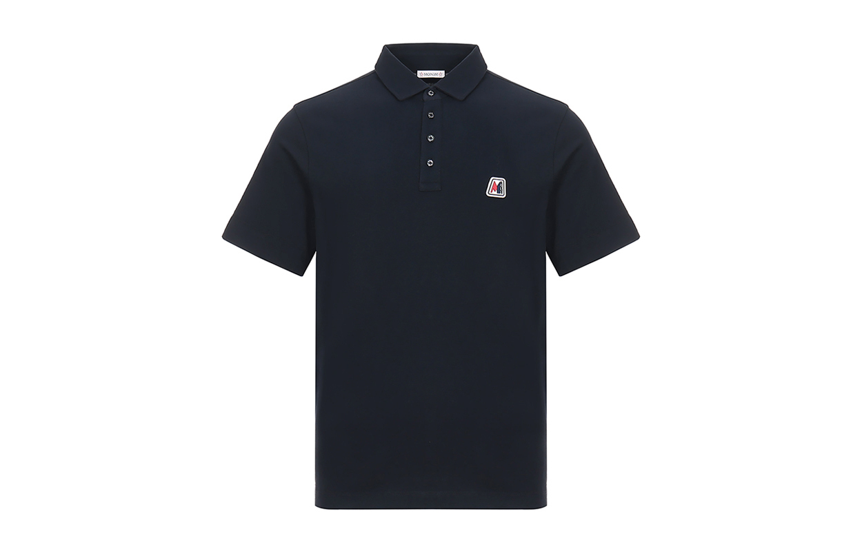 【代購】Moncler Polo Shirts Men Dark Blue