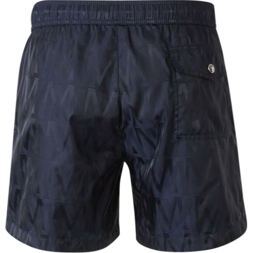 【代購】Moncler Logo Patch Drawstring Swim Shorts
