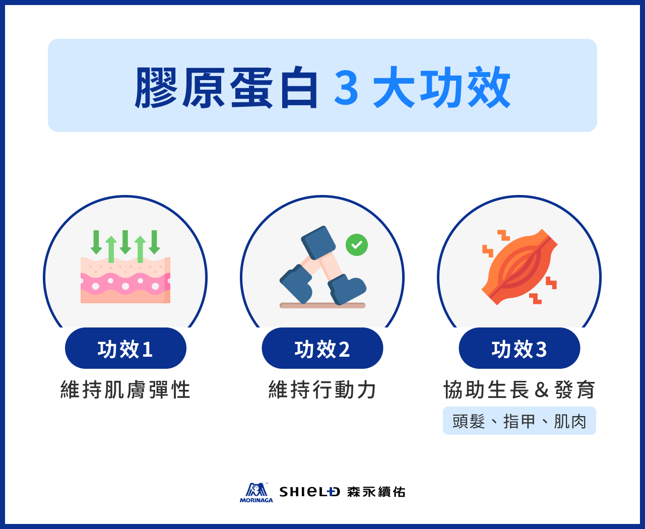 膠原蛋白的 3 大功效
