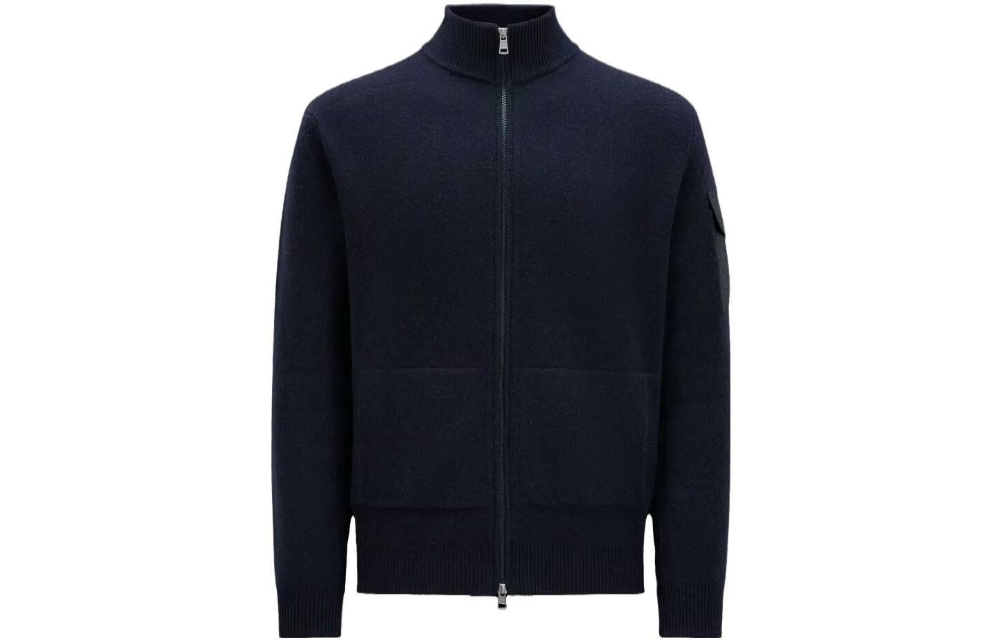 【代購】Moncler Logo patch Zip up Cardigan