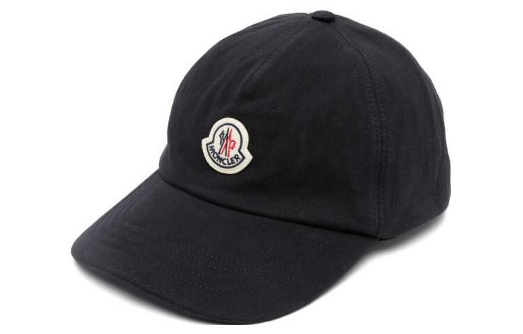 【代購】Moncler Cotton Baseball Caps Men's Black