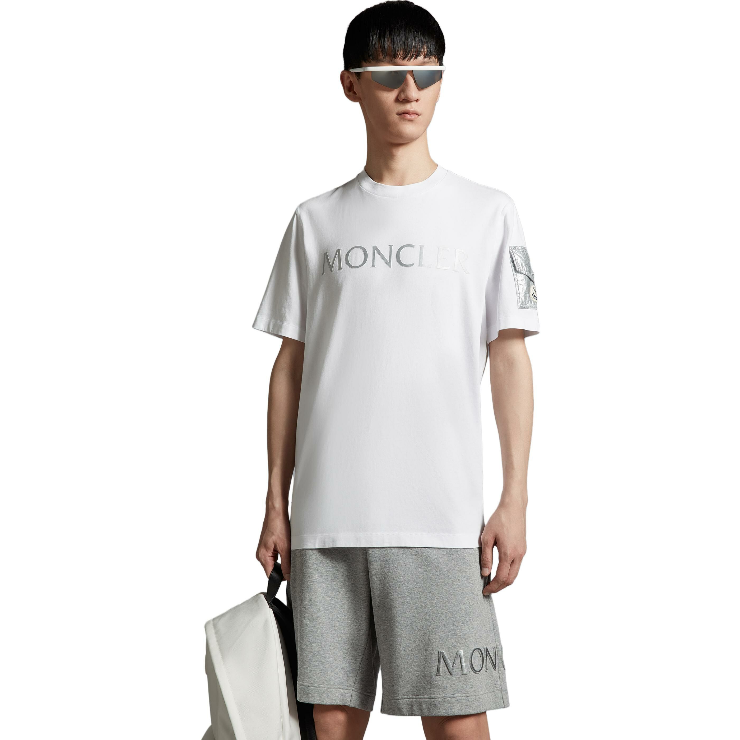 【代購】Moncler T-Shirts Men Optical White