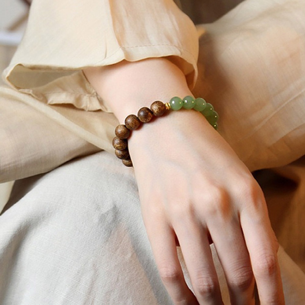 佛珠 手環 和田玉手鍊 保平安 玉手串 復古百搭 玉手鍊 文玩手串 避邪手鍊 玉石手鍊 送長輩 送閨蜜 生日禮物 105