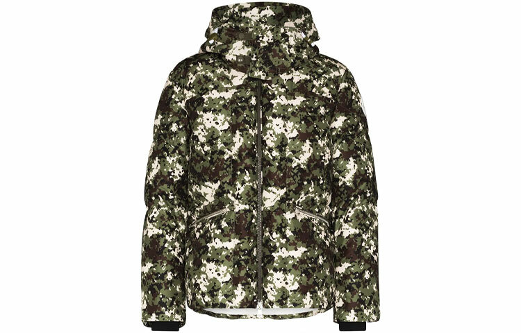【代購】Moncler Blanc Camouflage print Down Jacket