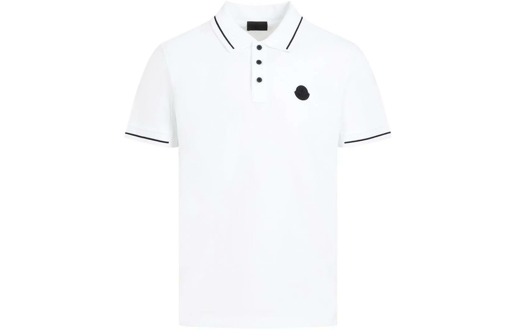 【代購】Moncler Logo Patch Short Sleeved Polo Shirt