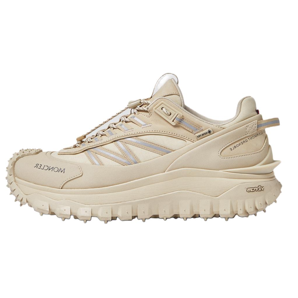 【代購】Moncler Trailgrip Gt Slip Resistant Waterproof Low Top Outdoor Shoes 4.5cm Men's Beige