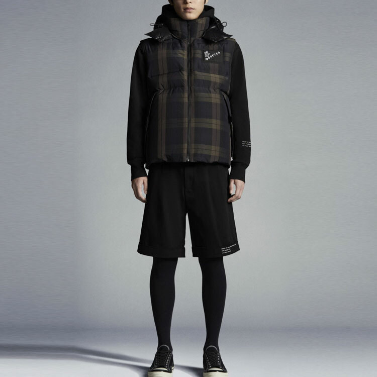 【代購】Moncler GENIUS X Fujiwara Hiroshi FRGMT Casual Shorts Men Black