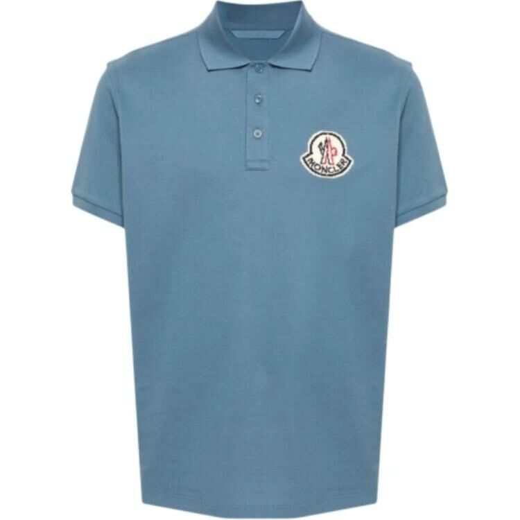 【代購】Moncler Logo Patch Short-Sleeved Polo Shirt