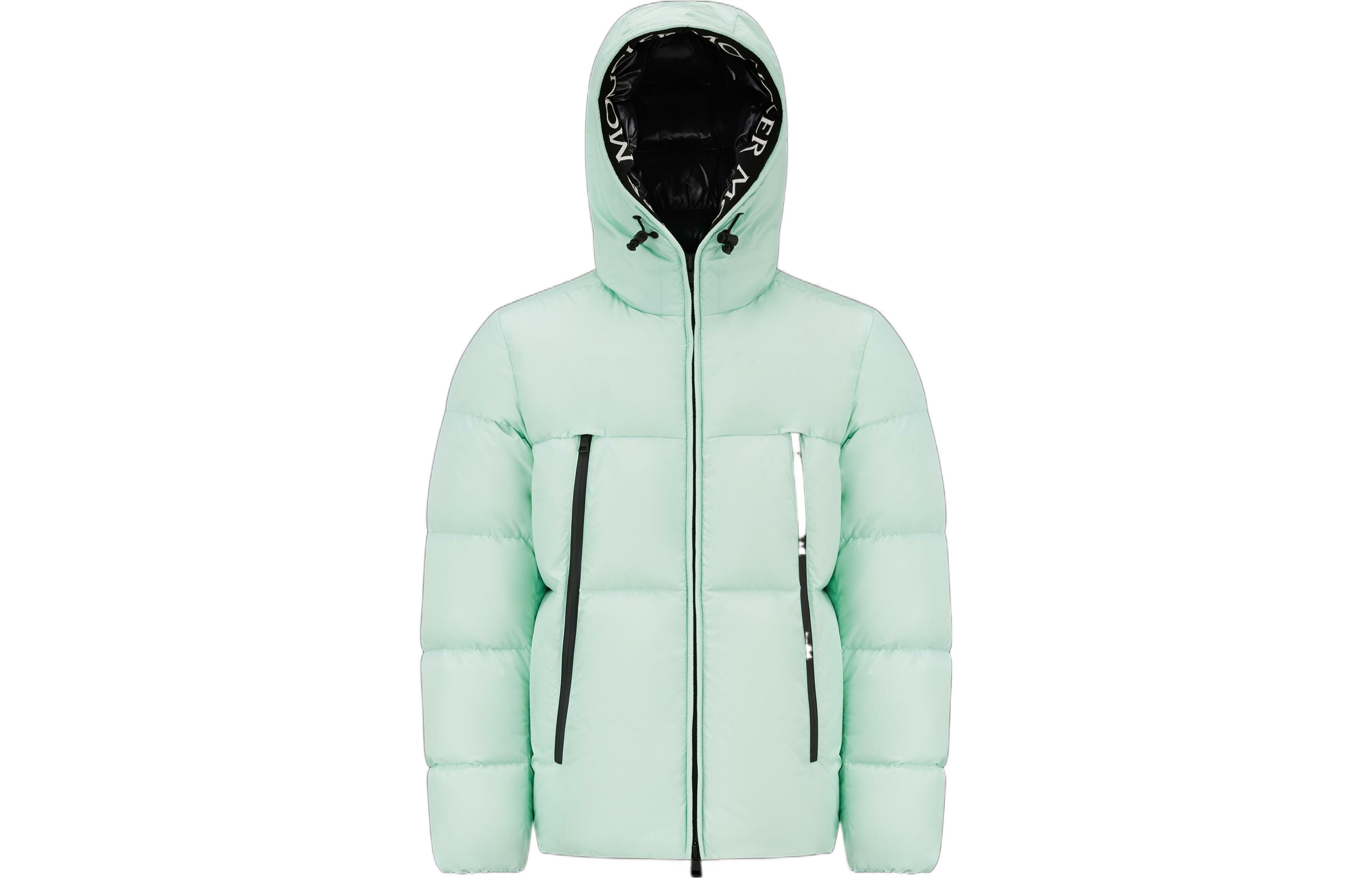 【代購】Moncler Montcla Series FW22 Letter Solid Color Hooded Down Jacket Men's Mint Green