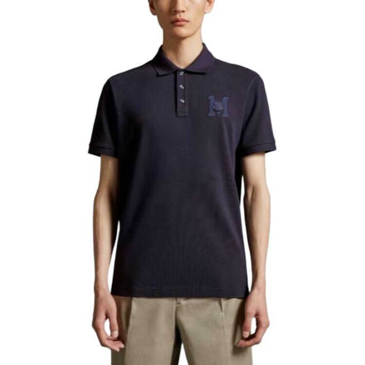 【代購】Moncler Monogram Embroidered Polo Shirt