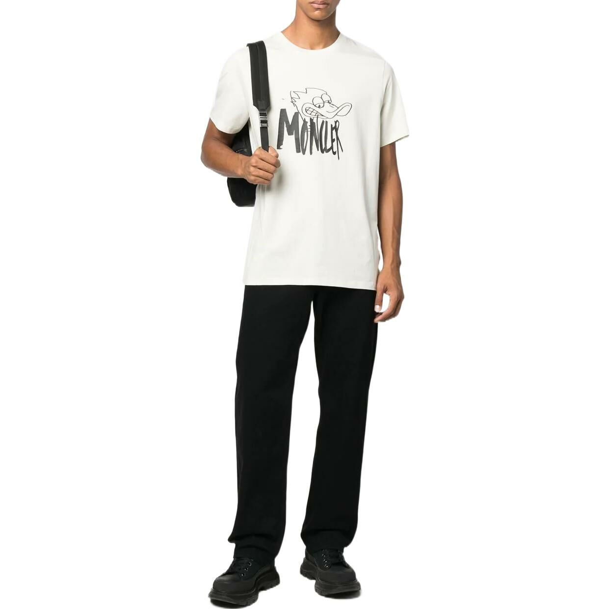 【代購】Moncler T-Shirts Men Ecru