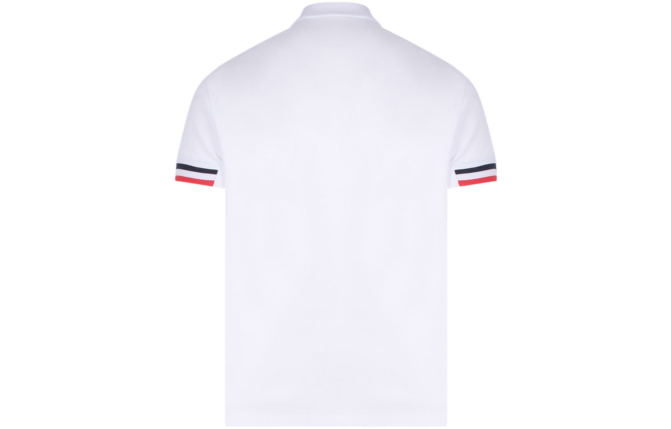 【代購】Moncler Stripe-trim Cotton Polo Shirt