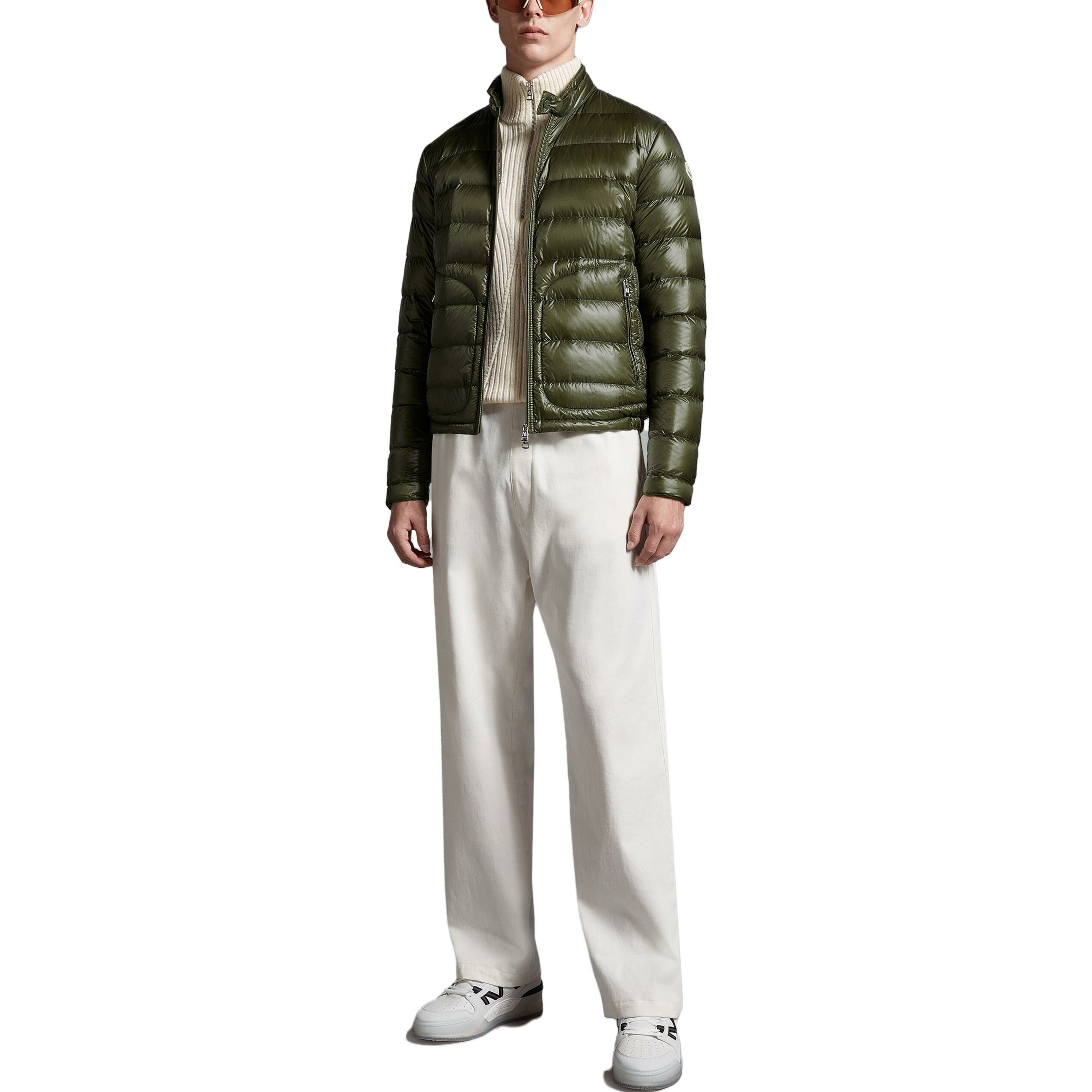 【代購】Moncler Down Jacket Coat Men's Olive Green