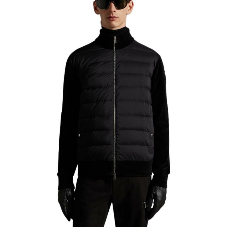 【代購】Moncler Padded Corduroy Series Down Jackets Men Black