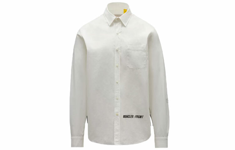 【代購】Moncler GENIUS X Fujiwara Hiroshi FRGMT Shirts Men White