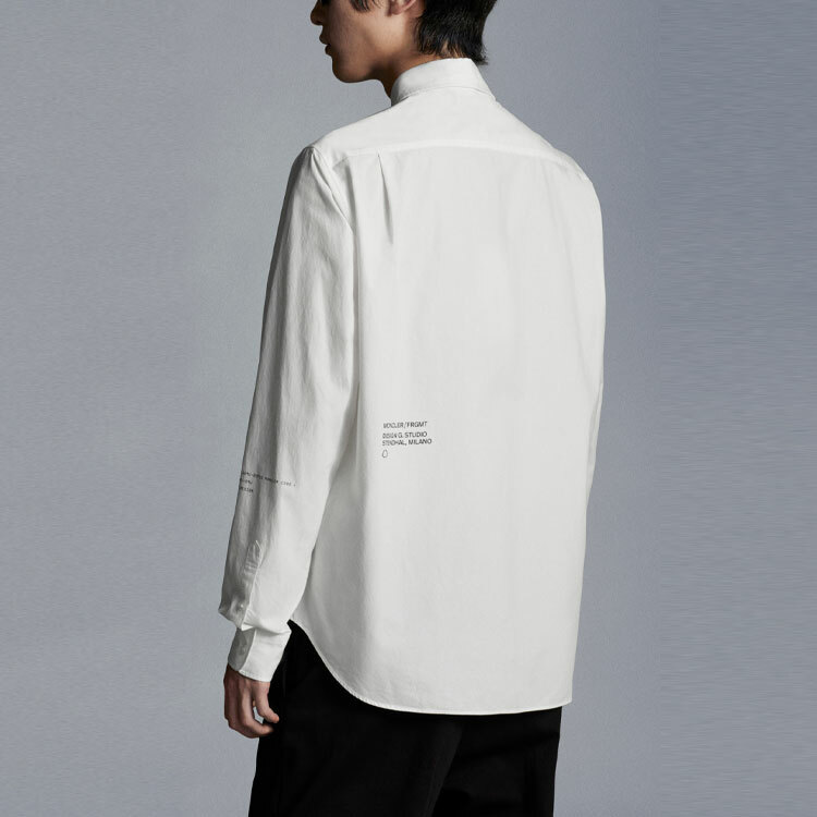 【代購】Moncler GENIUS X Fujiwara Hiroshi FRGMT Shirts Men White