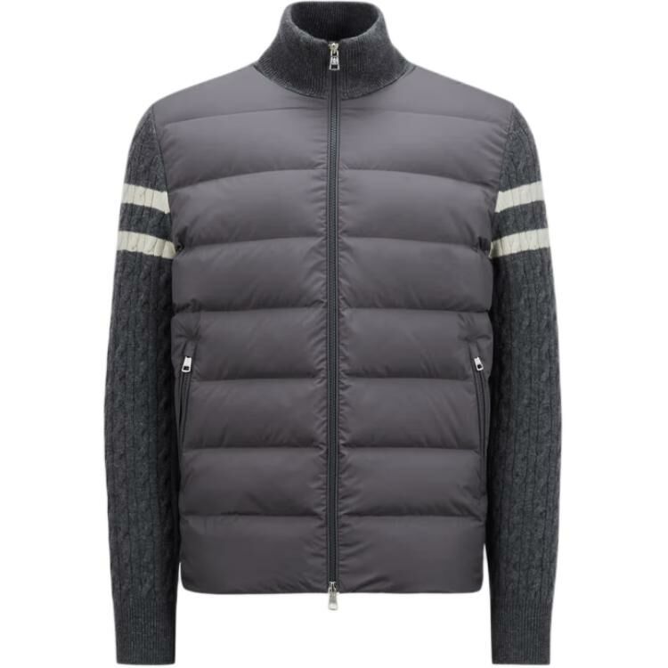 【代購】Moncler Panelled Knitted Padded Jacket