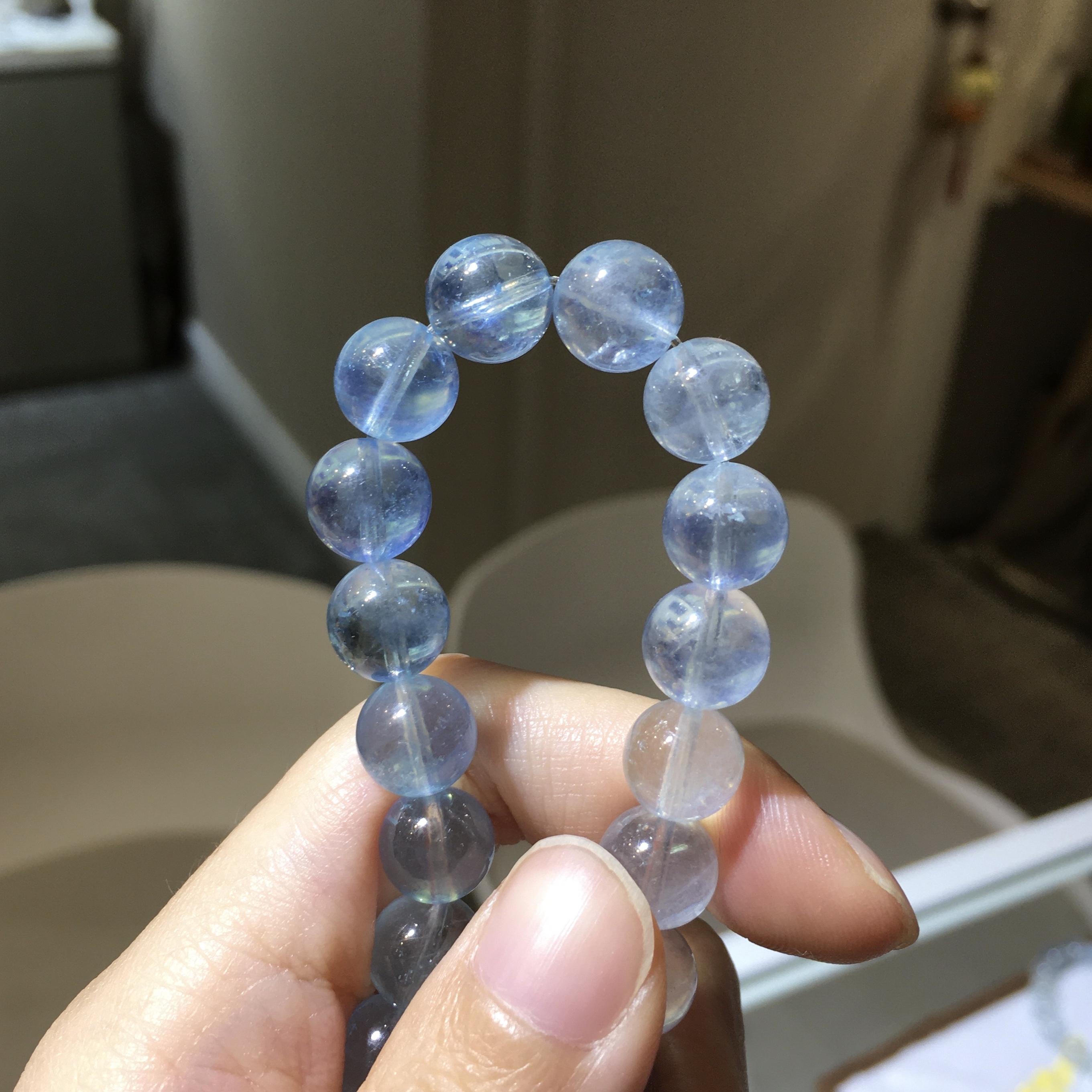 海藍寶手串 06397 9.5mm