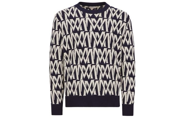 【代購】Moncler Monogram Jacquard Crew Neck Jumper