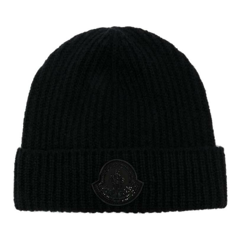【代購】Moncler Crystal Logo Beanie