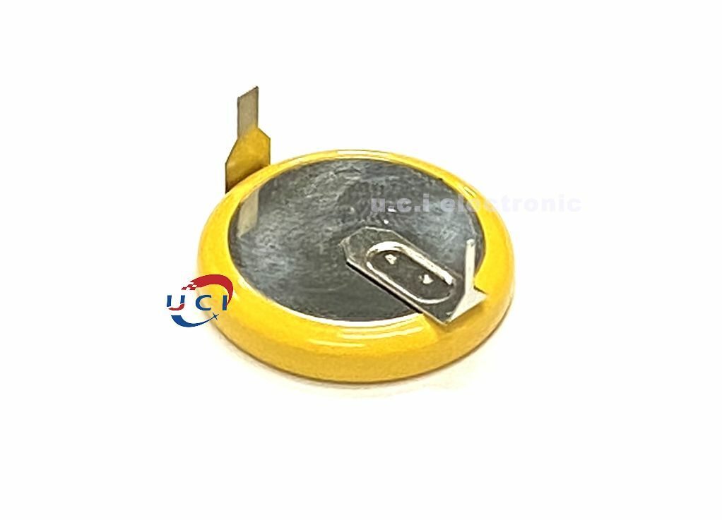 【UCI電子】(J-2) ML2032 T6 鈕扣電池 臥式焊腳 可充電紐扣電池