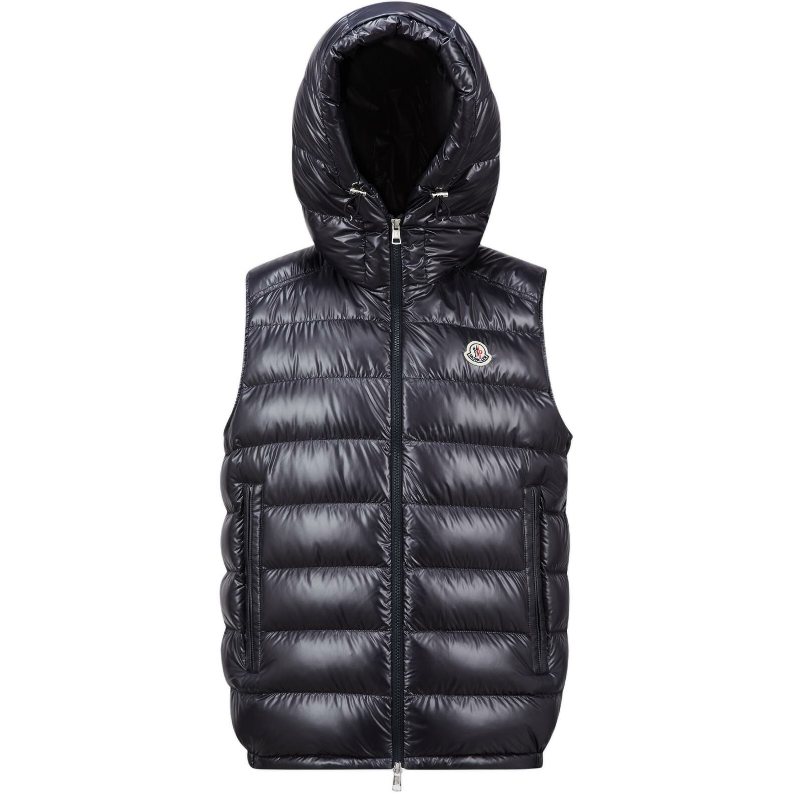【代購】Moncler Barant Logo Patch Zip-Up Gilet