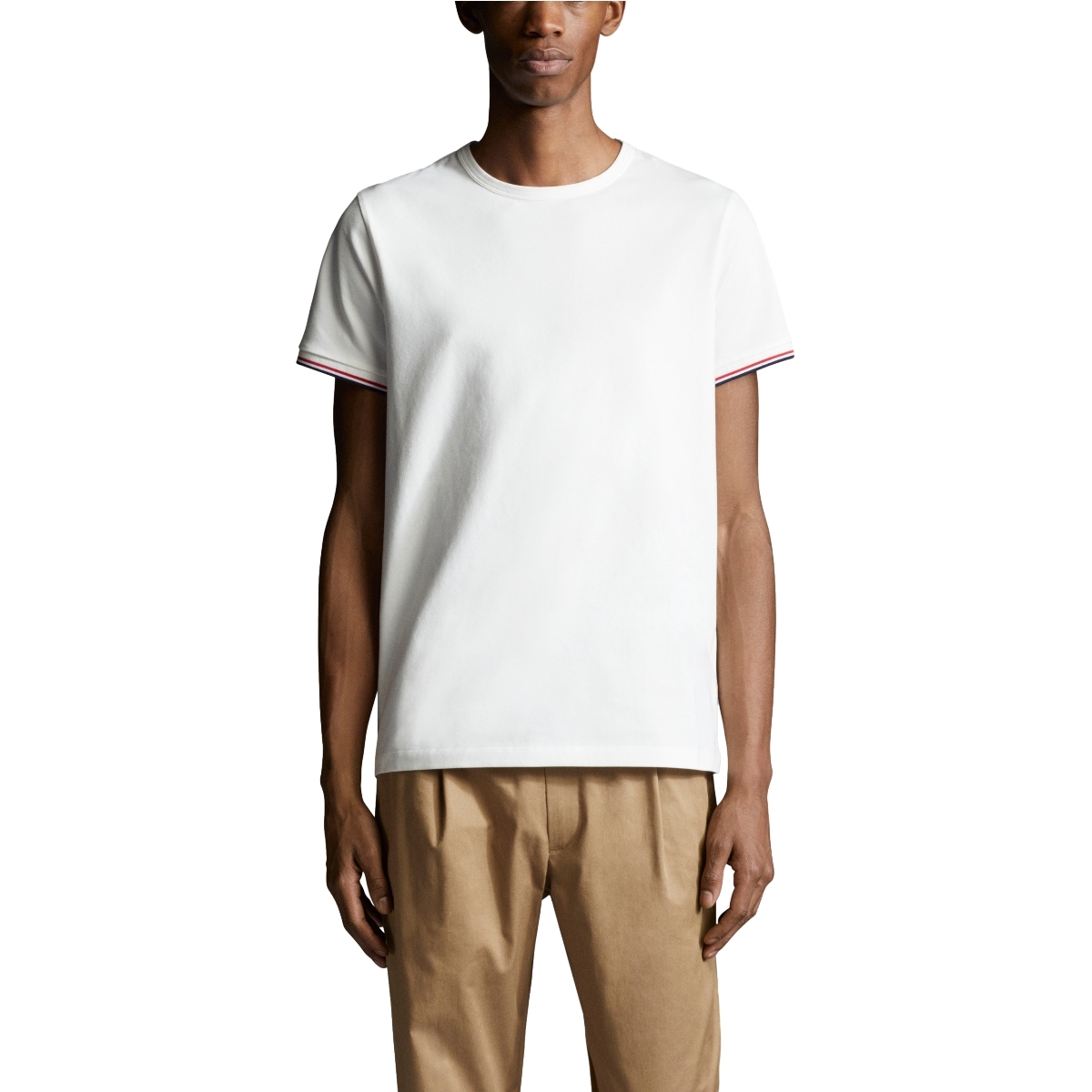 【代購】Moncler SS24 T-Shirt Unisex Natural White