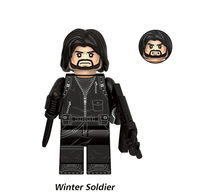 Thunderbolts Winter Soldier Custom Minifigures Minifigs Fit Lego G0143 GH0321