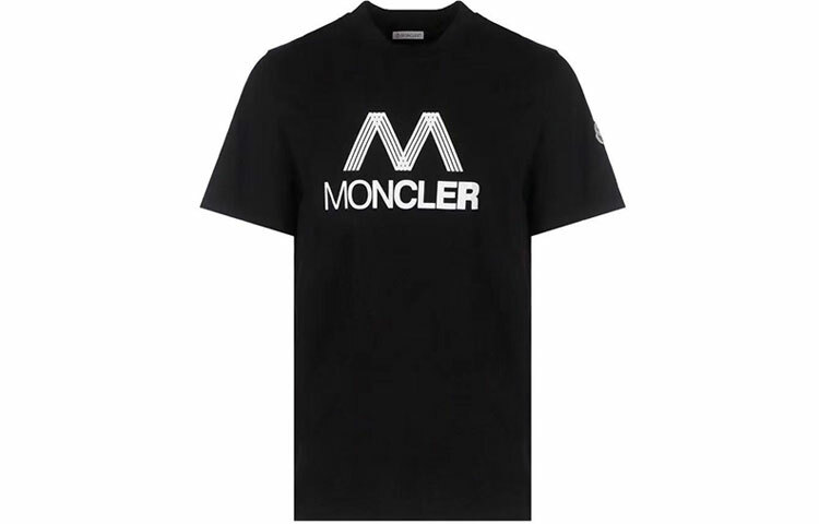 【代購】Moncler Tricolor Accent Logo-print T-shirt
