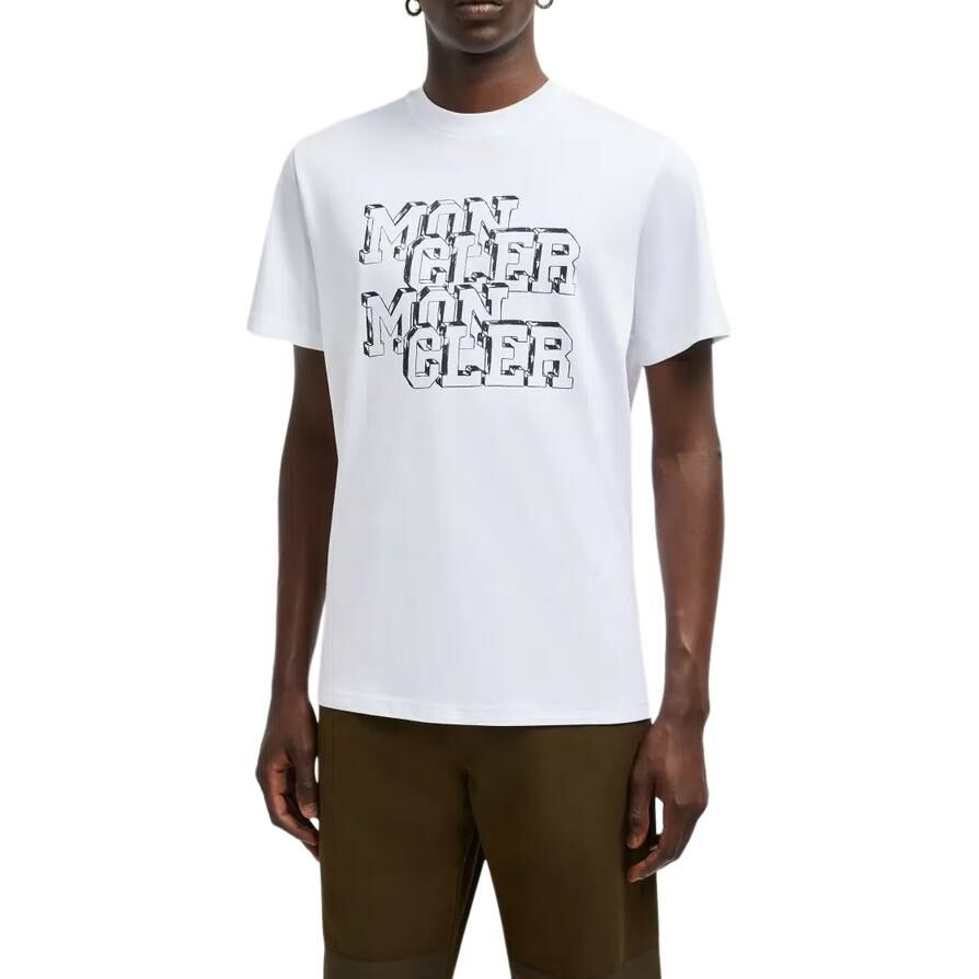 【代購】Moncler Logo Printed Crewneck T Shirt