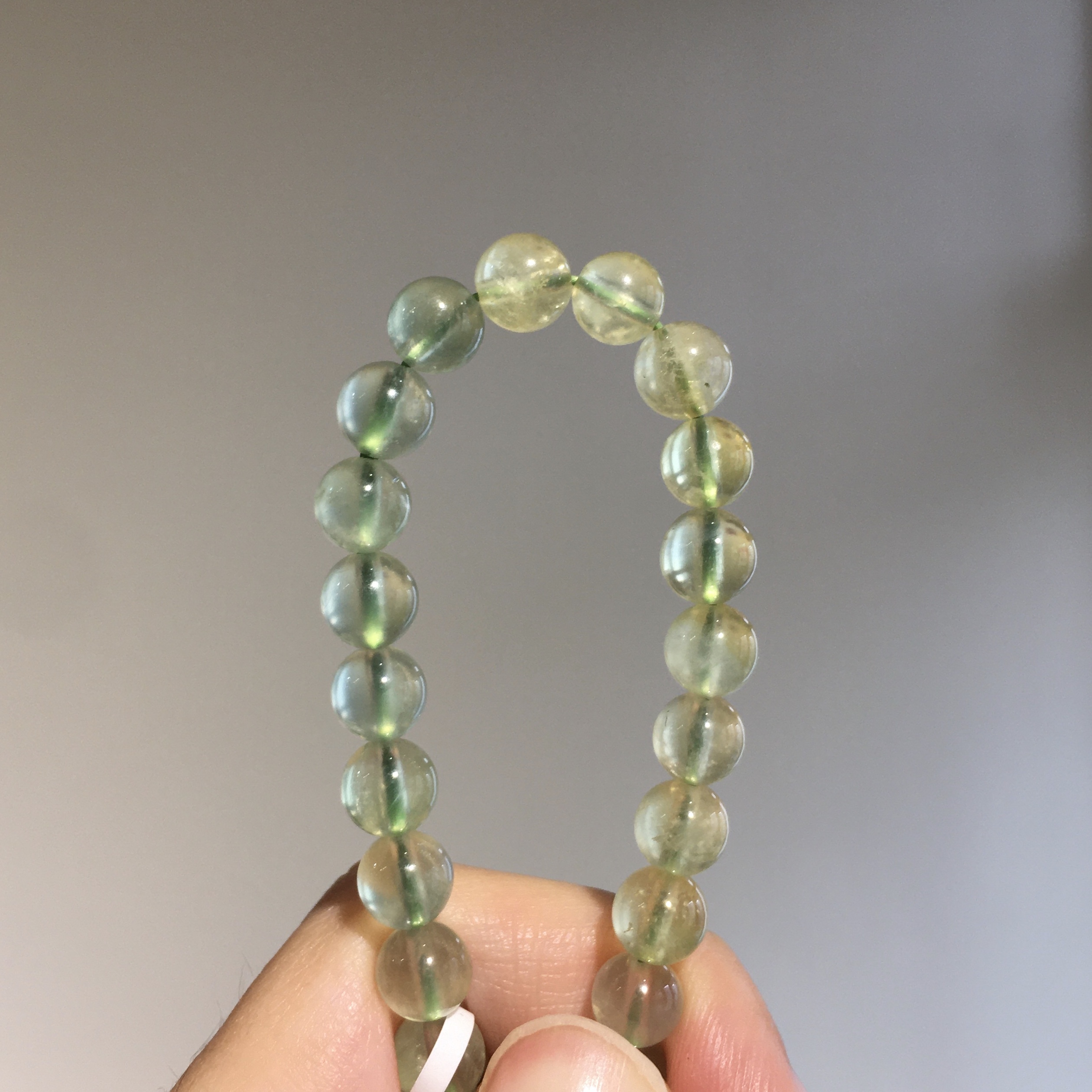 葡萄石手串 89038 6.5mm