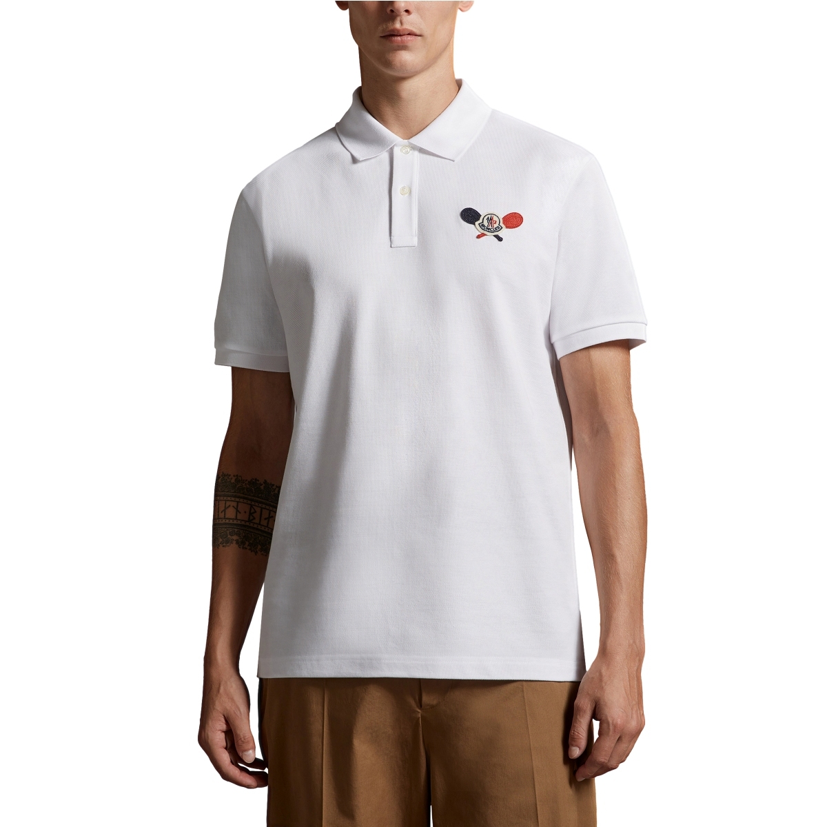 【代購】Moncler Logo Patch Short-Sleeved Polo Shirt