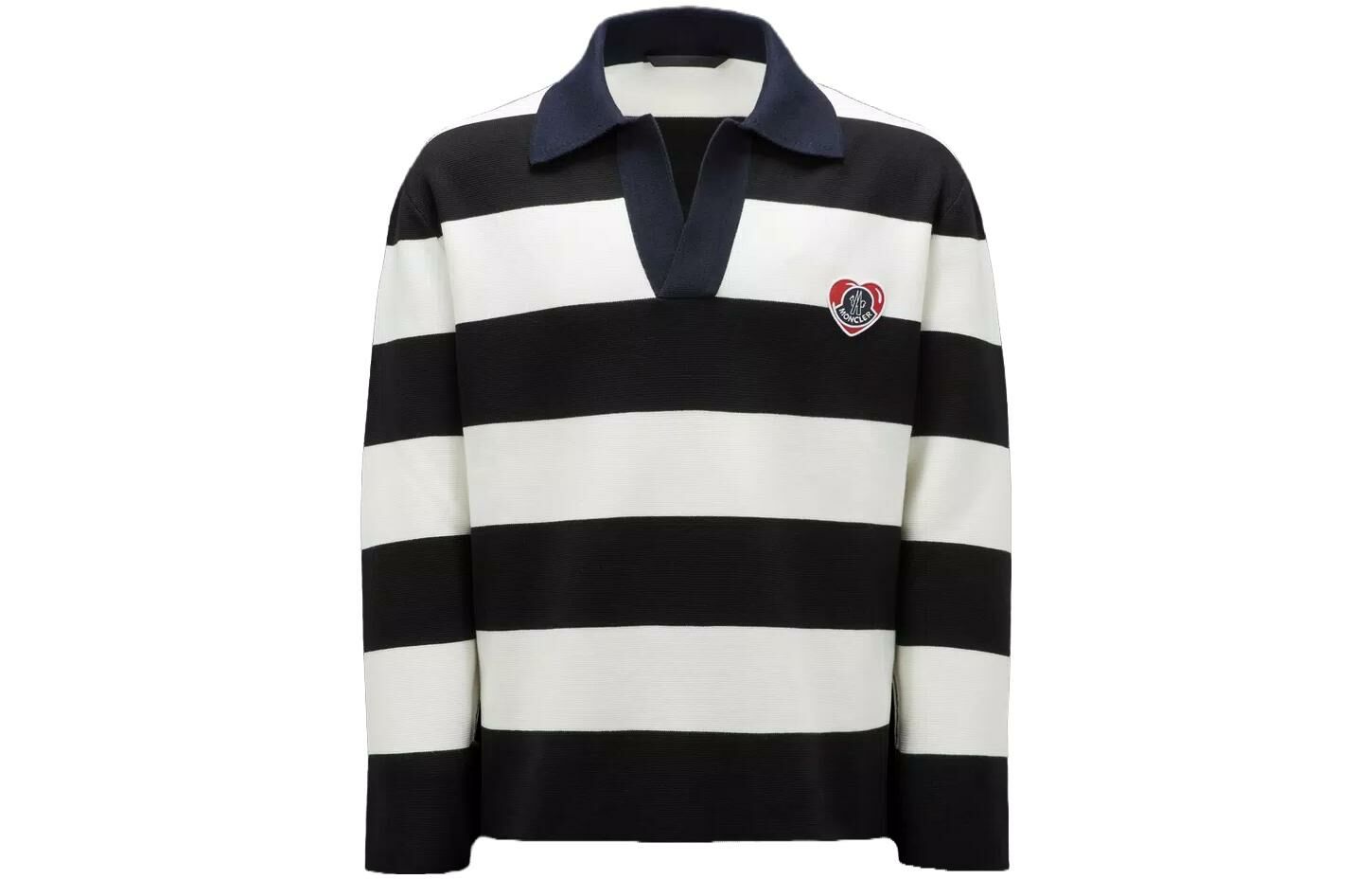 【代購】Moncler Stripe Long Sleeve Polo