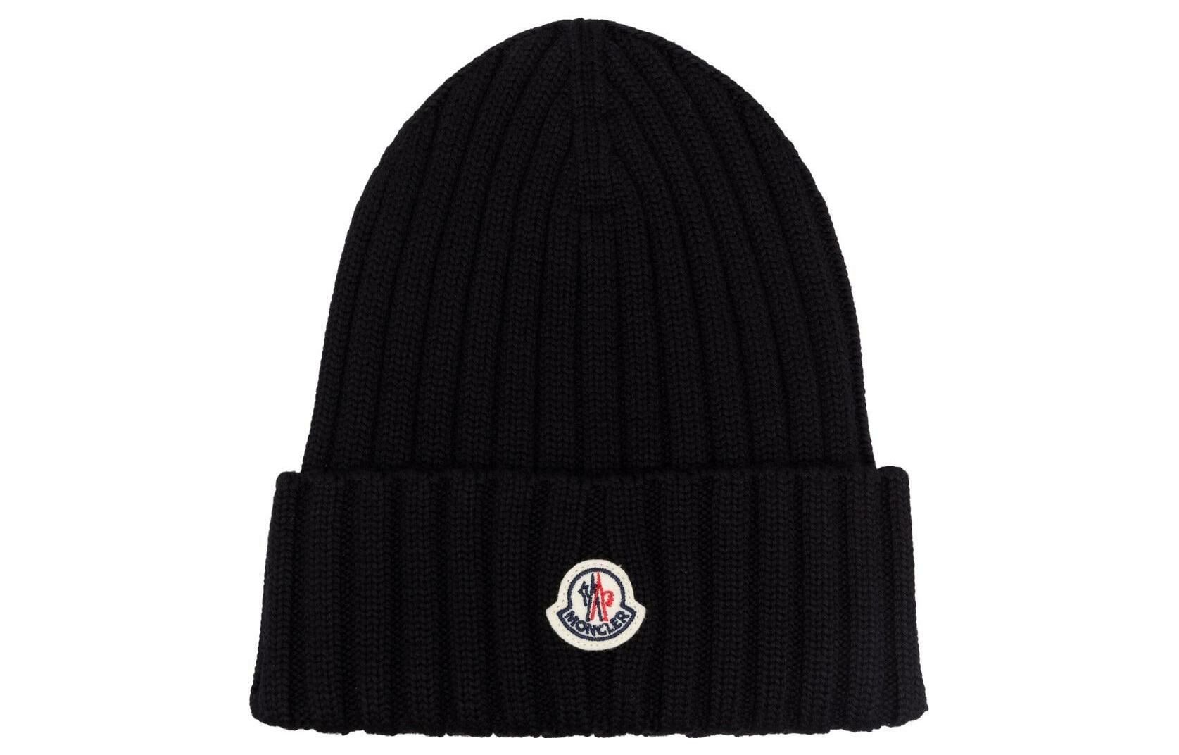 【代購】Moncler Ribbed Logo Knit Beanie
