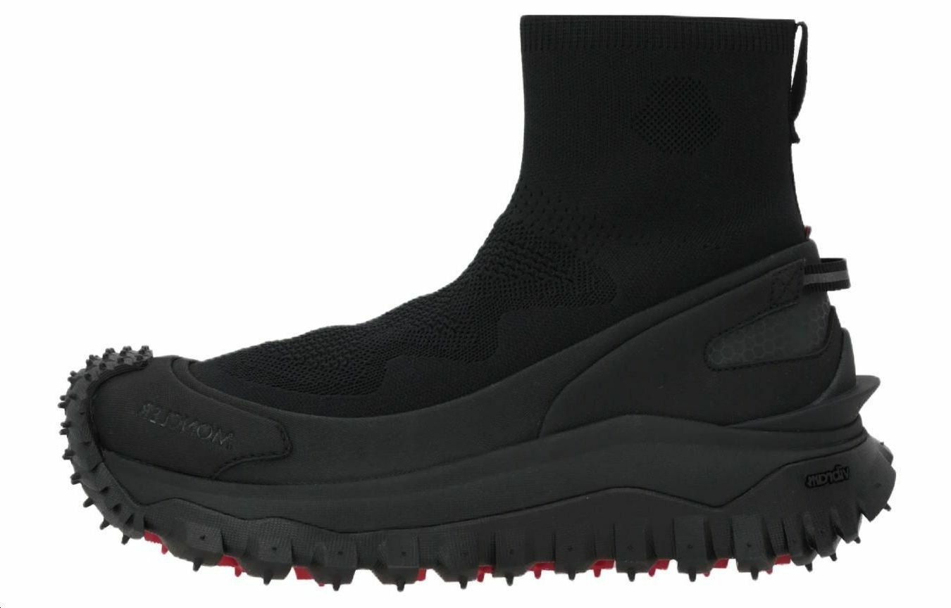 【代購】Moncler Trailgrip Knit High Top Sneakers Women's
