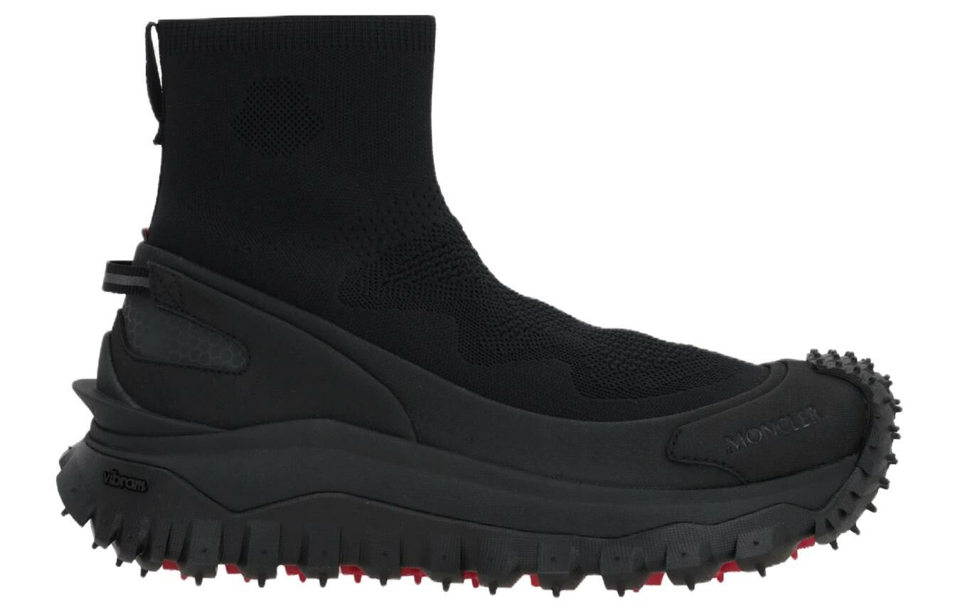 【代購】Moncler Trailgrip Knit High Top Sneakers Women's