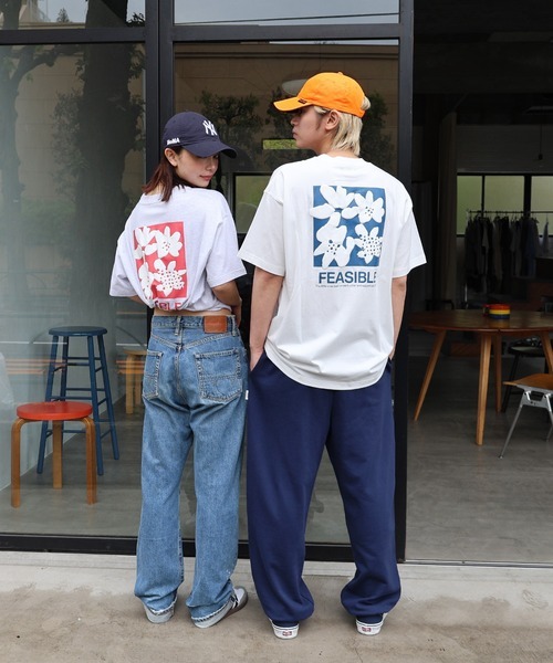 日本🇯🇵連線 and me x ANME 雙面花花T恤 寬鬆 Oversize落肩 4色(任買兩件711免運)/預購