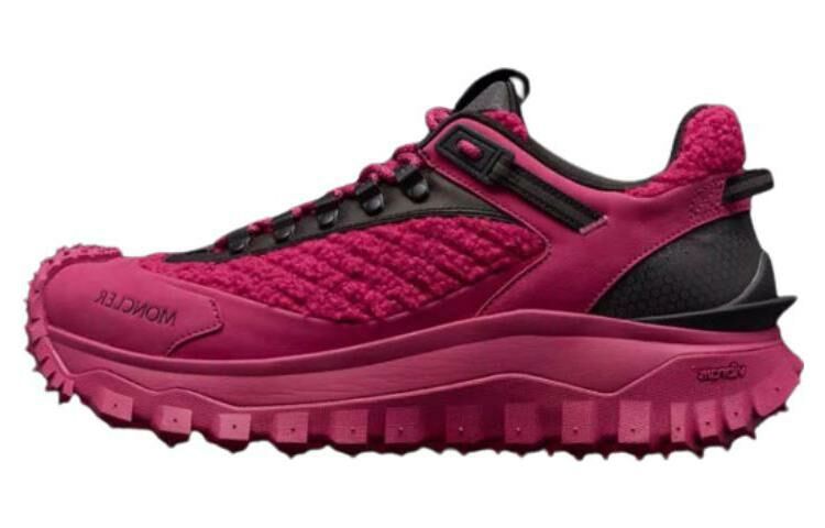 【代購】Moncler Trailgrip Low-Top Casual Shoes Men's Black Pink