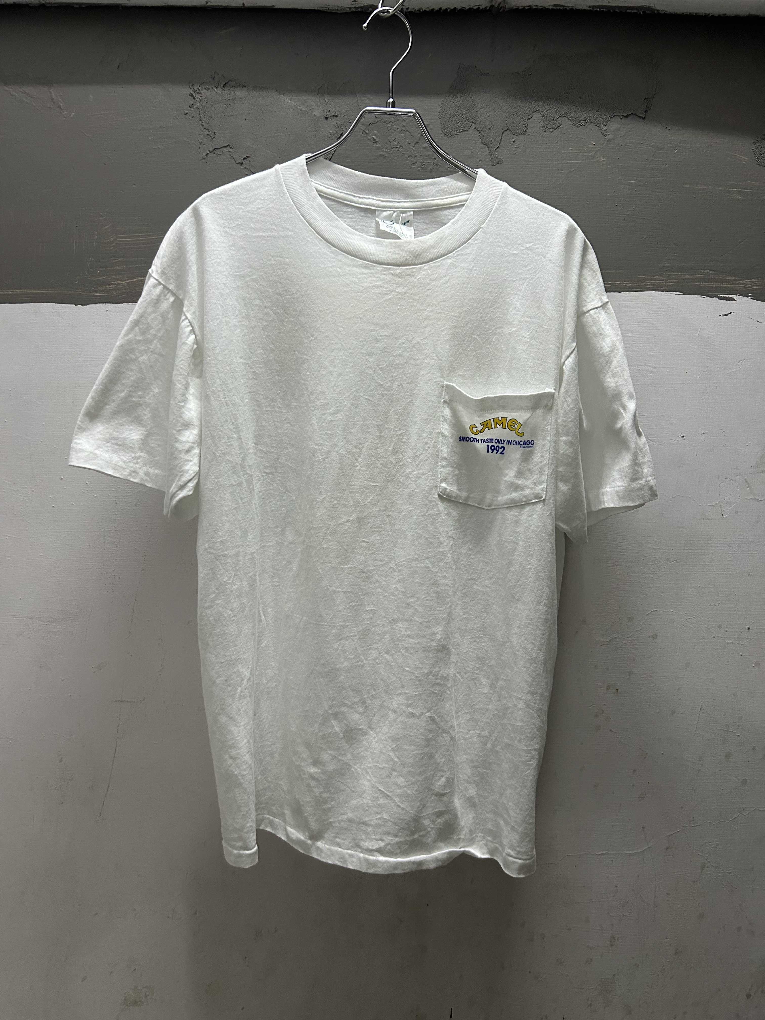 90s CAMEL Pocket Tee Made in USA