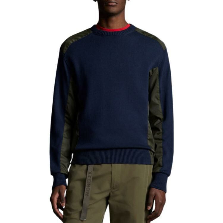 【代購】Moncler Sweaters Men Midnight Blue